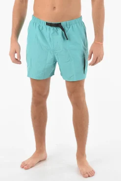 SWIM Costume da Bagno Boxer a Tinta Unita con Elastico in Vita>Nike Hot