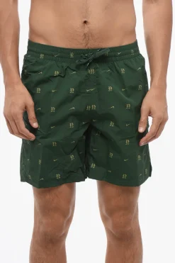 New SWIM Costume da Bagno Boxer 7 VOLLEY in Nylon Con Monogram All Over Uomo Costumi Da Bagno