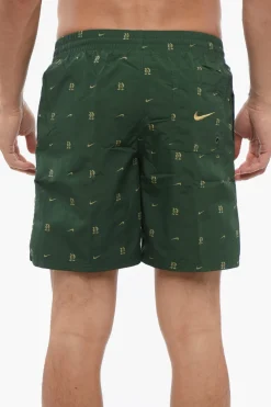 New SWIM Costume da Bagno Boxer 7 VOLLEY in Nylon Con Monogram All Over Uomo Costumi Da Bagno