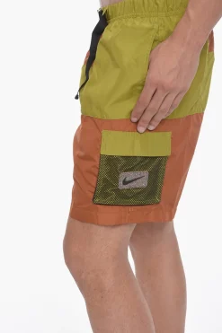 Discount SWIM Costume da Bagno Boxer VOYAGE con Tasche Traforate Uomo Costumi Da Bagno