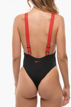 New SWIM Costume da Bagno Intero SWOOSH Color Block Donna Costumi Da Bagno