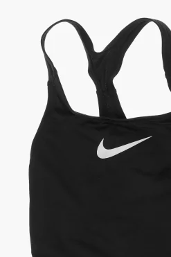 SWIM Costume da Bagno Intero in Tinta Unita con Logo Stampato>Nike KIDS Outlet