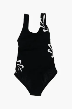 SWIM Costume da Bagno Intero con Multi Logo a Contrasto>Nike KIDS Fashion