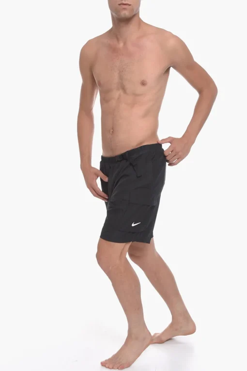 SWIM Costume da Bgno Boxer in Tinta Unita con Cintura>Nike Best