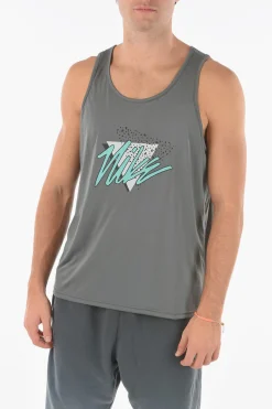 Discount SWIM Tank Top con Stampa Logo Uomo T-Shirt