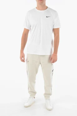 Sale SWIM t-shirt DRI-FIT a Tinta Unita con Logo Stampato Uomo T-Shirt