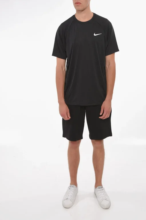 SWIM t-shirt DRI-FIT a Tinta Unita con Logo Stampato>Nike Hot