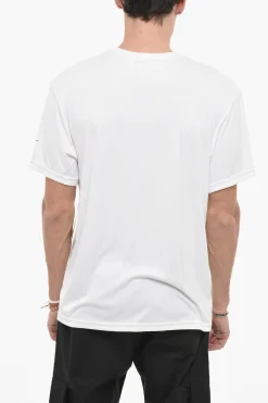 Fashion SWIM T-Shirt Girocollo Dri-fit con Logo Stampato Uomo T-Shirt