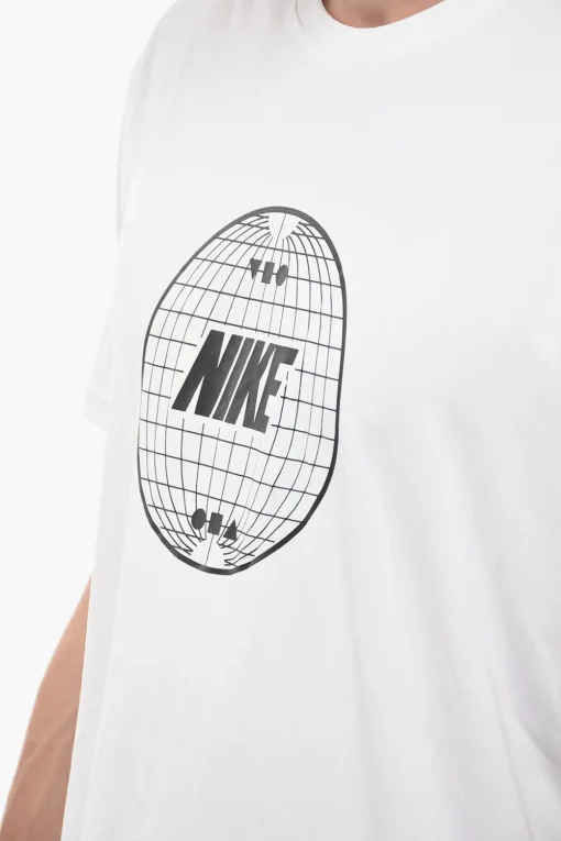Fashion SWIM T-Shirt Girocollo Dri-fit con Logo Stampato Uomo T-Shirt