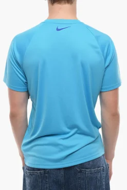 SWIM T-shirt Girocollo HYDROGU con Maxi Logo Frontle>Nike Outlet
