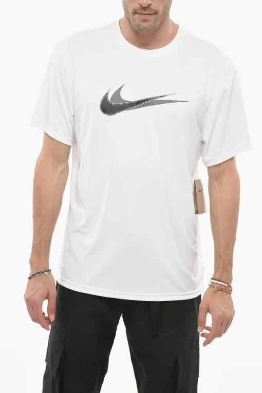 SWIM T-Shirt STACKED SWOOSH con Logo>Nike Clearance