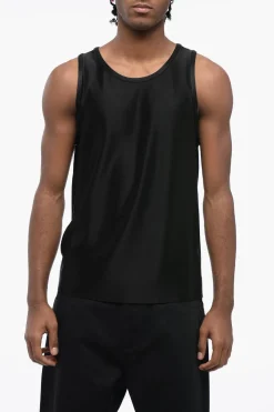 Best Tank Top Girocollo in Viscosa Stretch Uomo T-Shirt