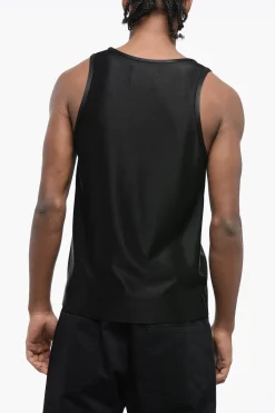 Best Tank Top Girocollo in Viscosa Stretch Uomo T-Shirt