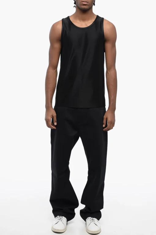 Best Tank Top Girocollo in Viscosa Stretch Uomo T-Shirt