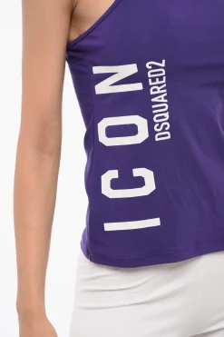 Tank Top ICON con Stampa></noscript>Dsquared2 Outlet