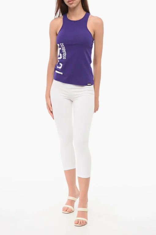 Tank Top ICON con Stampa>Dsquared2 Outlet