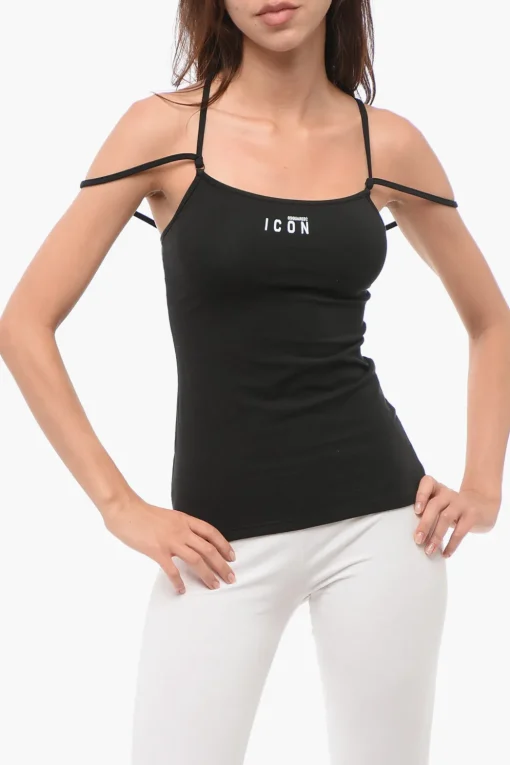 Tank Top ICON in Cotone Stretch>Dsquared2 Outlet