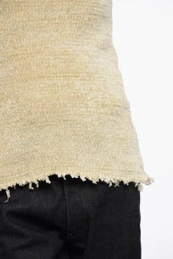 Tank Top in Ciniglia di Seta con Fondo Sfrangiato></noscript>Jil Sander Sale