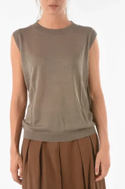 Tank Top in Maglia CURLIN con Orli a Costine>Ixos Clearance