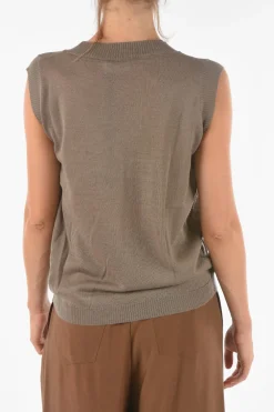 Tank Top in Maglia CURLIN con Orli a Costine>Ixos Clearance
