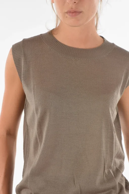 Tank Top in Maglia CURLIN con Orli a Costine>Ixos Clearance