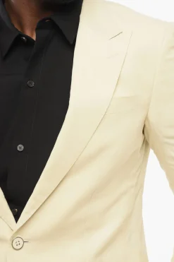 Sale TAORMINA Blazer Sfoderato in Misto Lino con Rever a Lancia Uomo Giacche