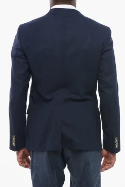 Online TAORMINA Blazer Sfoderato in Fresco di Lana con Design Doppiopetto Uomo Giacche