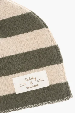 Sale TEDDY & MINOU Beanie Bicolore a Righe Bambino Accessori