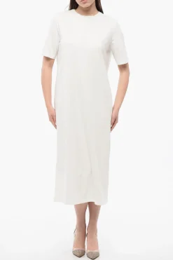 Sale Tee Dress in Jersey di Cotone Donna Vestiti