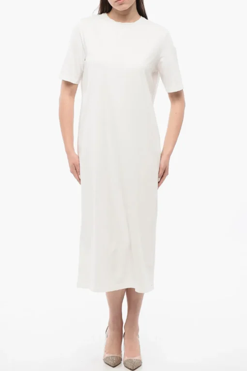 Sale Tee Dress in Jersey di Cotone Donna Vestiti