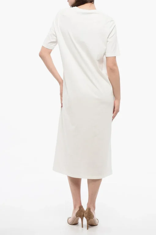 Sale Tee Dress in Jersey di Cotone Donna Vestiti