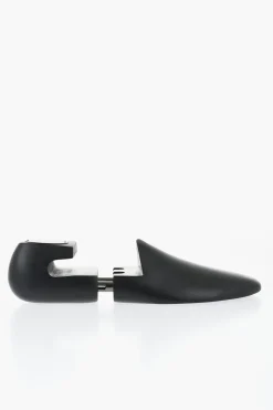 Hot Tendiscarpe in Legno e Metallo con Placca Logo Argentata Uomo Scarpe Basse