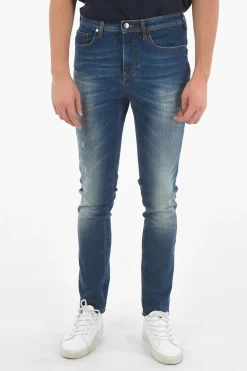 THE GODFATHER OF DENIM Jeans Skinny Fit a Vita Regolare 16cm>Neil Barrett Sale