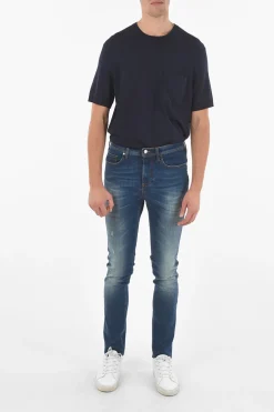 THE GODFATHER OF DENIM Jeans Skinny Fit a Vita Regolare 16cm></noscript>Neil Barrett Sale