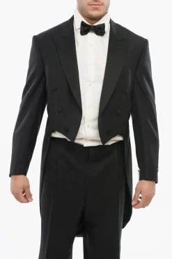 Tight in Lana Vergine CERIM.MASTER con Design Doppiopetto>Corneliani Fashion