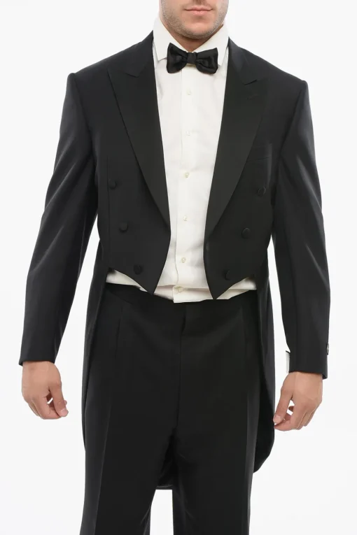 Tight in Lana Vergine CERIM.MASTER con Design Doppiopetto>Corneliani Fashion