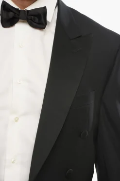 Tight in Lana Vergine CERIM.MASTER con Design Doppiopetto></noscript>Corneliani Fashion