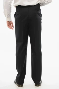 Tight in Lana Vergine CERIM.MASTER con Design Doppiopetto></noscript>Corneliani Fashion