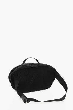 TODD SNYDER BLACK LABEL Maxi Marsupio X-PAC in Tessuto Tecnico con Logo Stampato>Woolrich Fashion