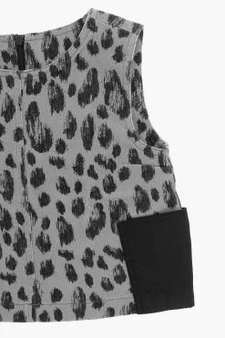 Top a Fantasia Animalier Senza Maniche>Dior Kids Clearance