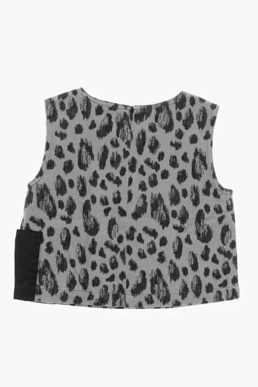 Top a Fantasia Animalier Senza Maniche>Dior Kids Clearance