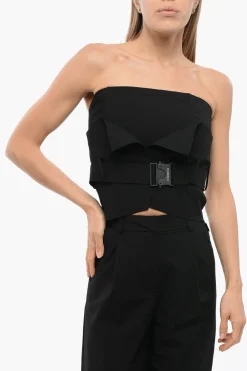 New Top a Fascia ALAGIA con Cintura Donna T-Shirts E Tops