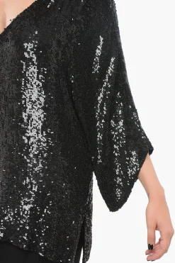 Top A Maniche Lunghe Con Paillettes Allover></noscript>Parosh Clearance