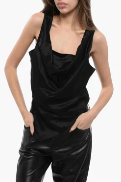 Top Asimmetrico in Satin>Nanushka Outlet