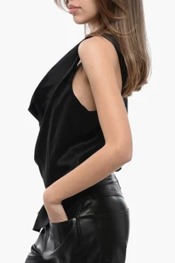Top Asimmetrico in Satin>Nanushka Outlet