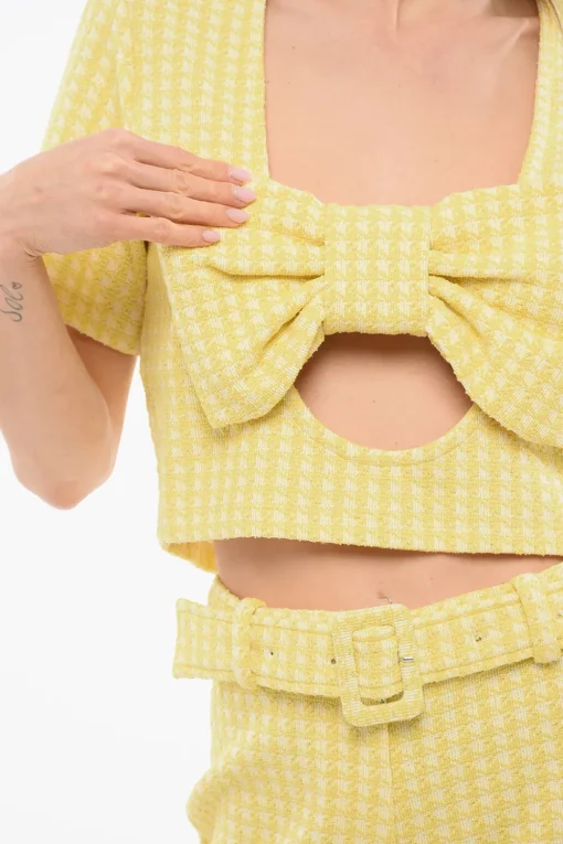 Top BANDEAU BOW Crop con Scollo Profondo>Viktor & Rolf Best