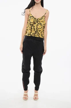 Best Top Barocco con Dettagli in Pizzo Donna T-Shirts E Tops