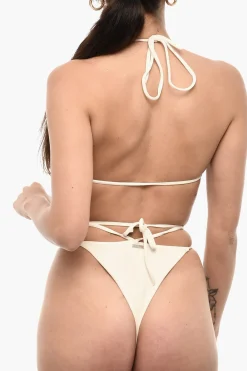 Top Bikini a Triangolo a Tinta Unita>Dsquared2 Outlet