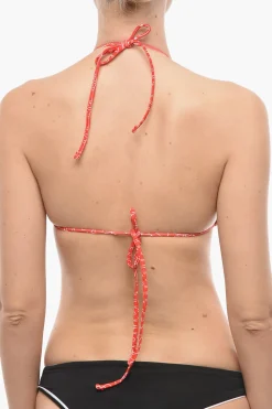 Top Bikini a Triangolo con Stampa Iconica All-Over></noscript>Karl Lagerfeld Outlet