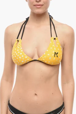 Top Bikini a Triangolo con Dettagli Cut Out>Karl Lagerfeld Sale